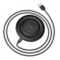 Ασύρματος Φορτιστής Borofone BQ40 Crown Magnetic Magsafe 15W με Καλώδιο USB-A Μαύρος