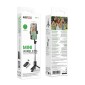 Selfie Stick Borofone BY14 Graceful Mini για Συσκευές 4.5"-7.0" με Τηλεχειριστήριο 120mAh Bluetooth v5.2 Μαύρο