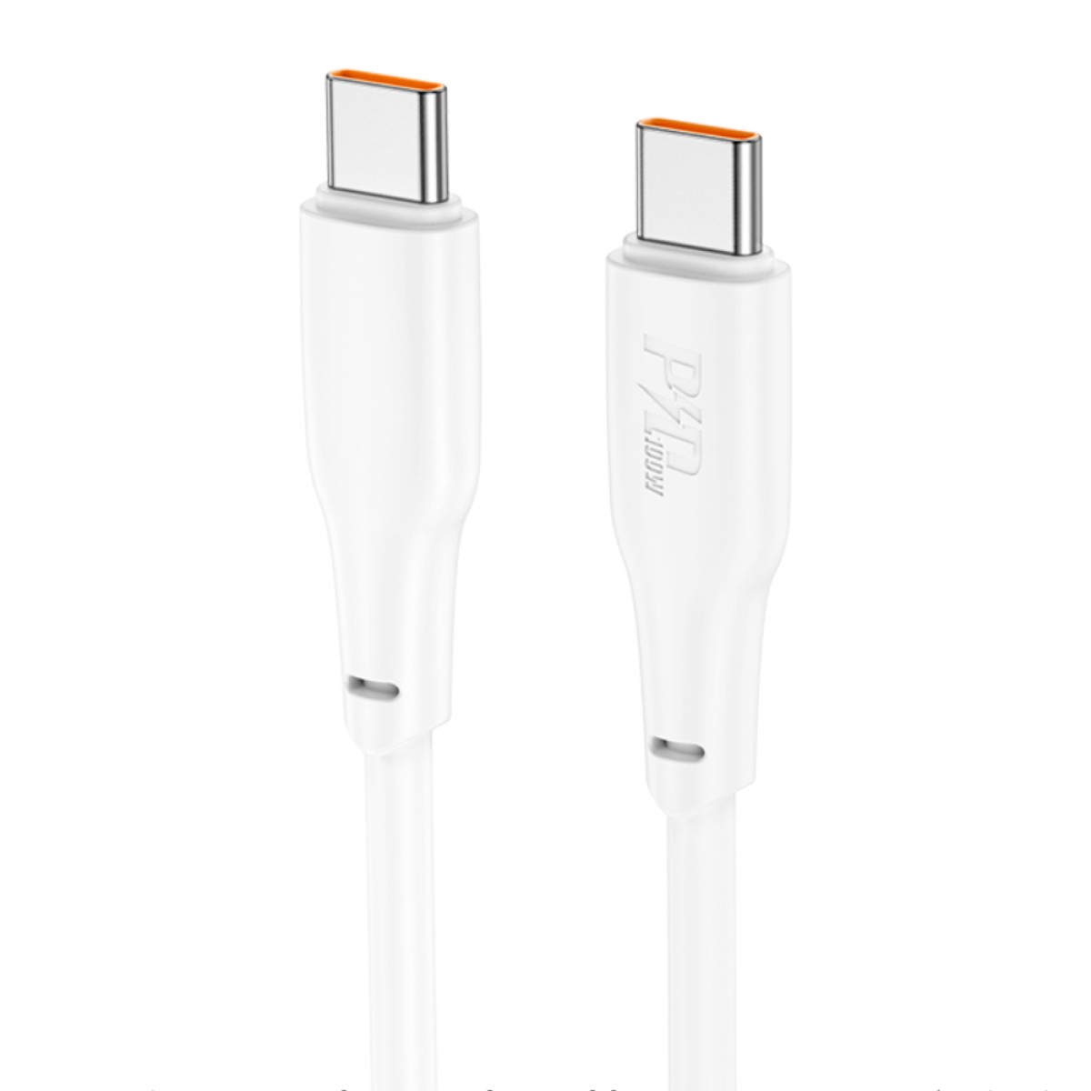 Καλώδιο Hoco X93 Force USB-C σε USB-C PD100W 3A για Γρήγορη Φόρτιση Λευκο 2m