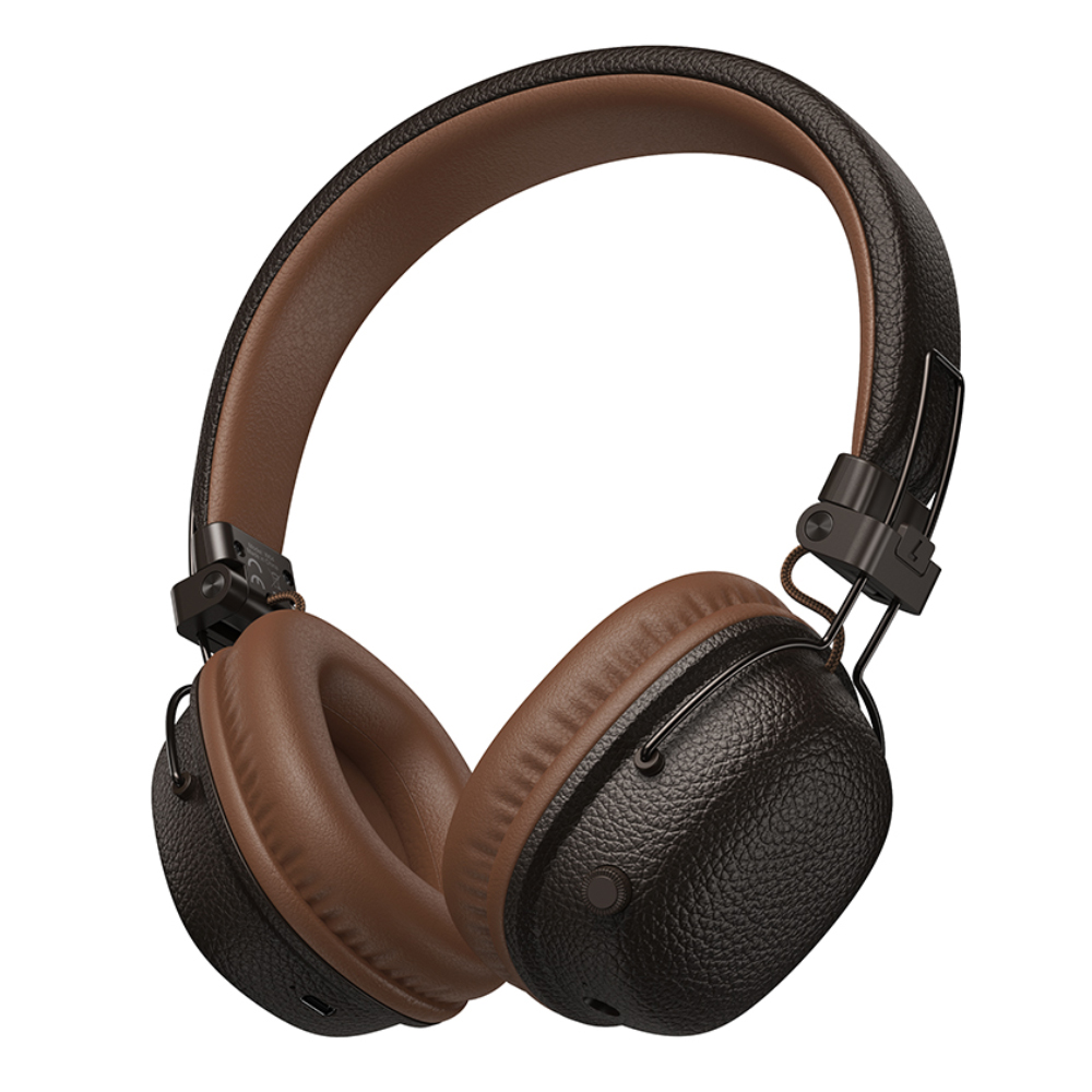 Wireless Hands Free Hoco W64 Earl II TWS v5.4 300mAh 32 Ώρες Ομιλίας AUX USB-C Καφέ