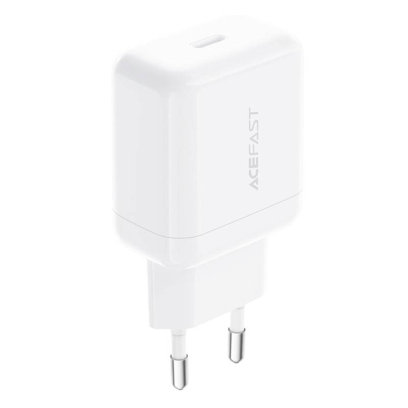 Φορτιστής Ταξιδίου Acefast A130 Fast Charging USB-C PD20W 3.0A Λευκός