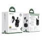 Wireless Earphones Hands Free Acefast W2 TWS v5.4 400mAh 8hr Λειτουργίας ANC και 4-Mic ENC Τεχνολογία IPX4 με LED Display Μαύρα