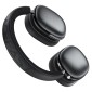 Wireless Ακουστικά Stereo Acefast H9 500mAh v5.4 30dB ANC με Μικρόφωνο και Πλήκτρο Λειτουργιών Μαύρα