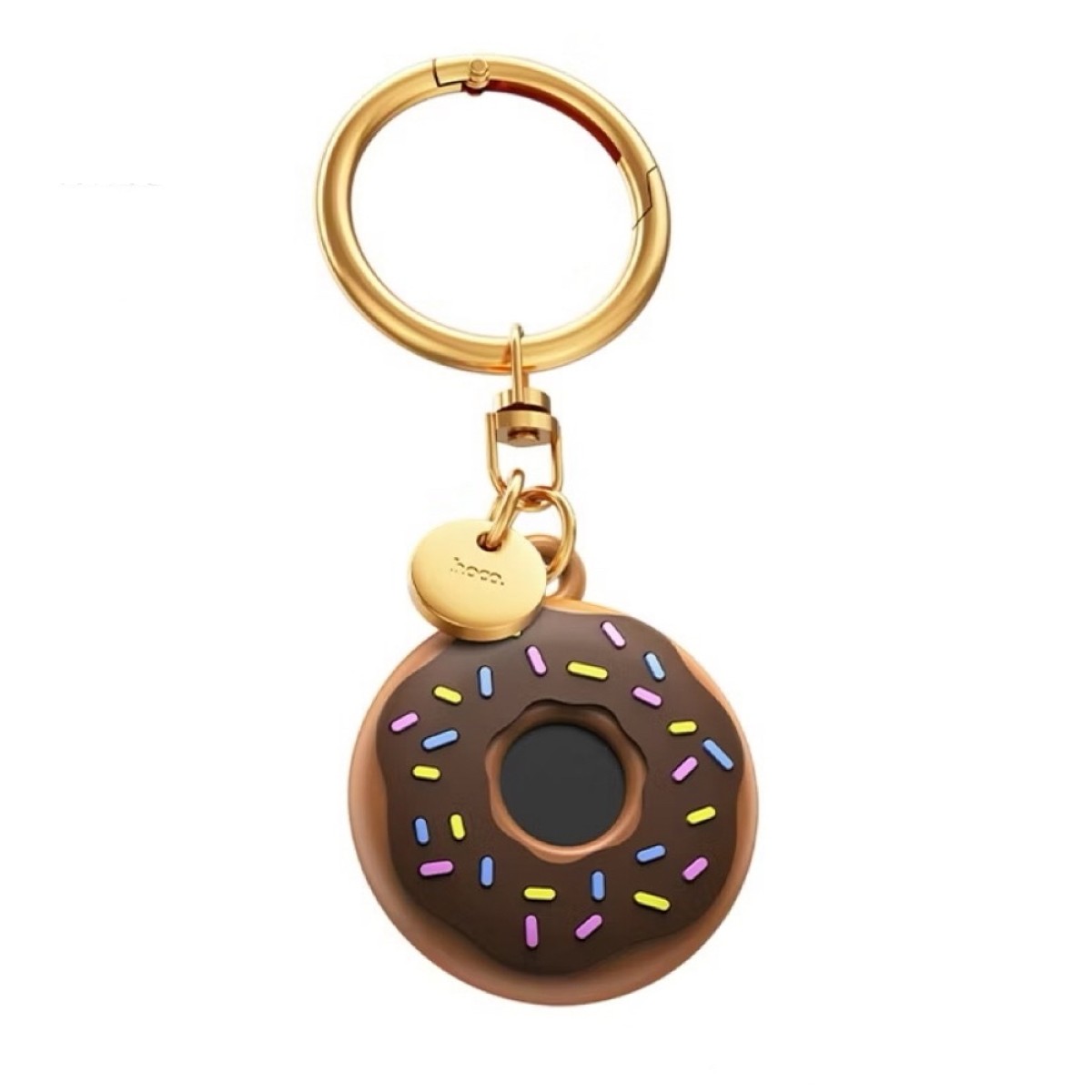 Gps Tracker Hoco DI78 με Θήκη Μπρελόκ Donut Μόνο για iOS Συμβατό με Apple Find My Network