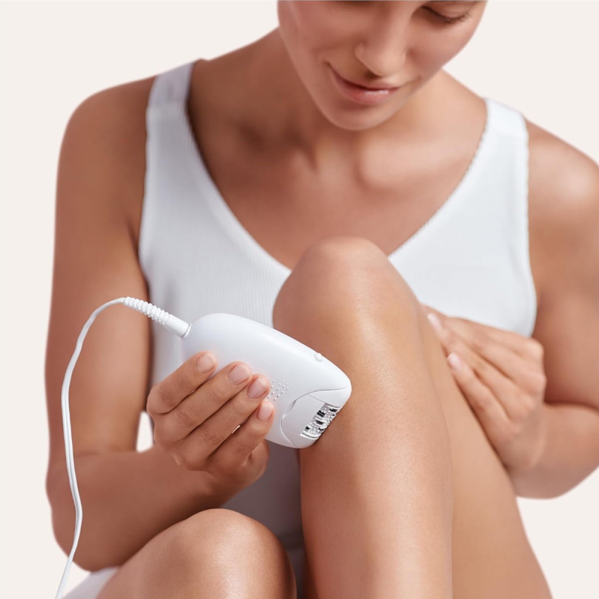 Μηχανή Αποτρίχωσης για το Σώμα BRAUN SE1-010 Silk Epil 1 με Σύστημα 20 Τσιμπίδων και Άκρες SoftLift Tips Ιδανική και για Ευαίσθητες Περιοχές