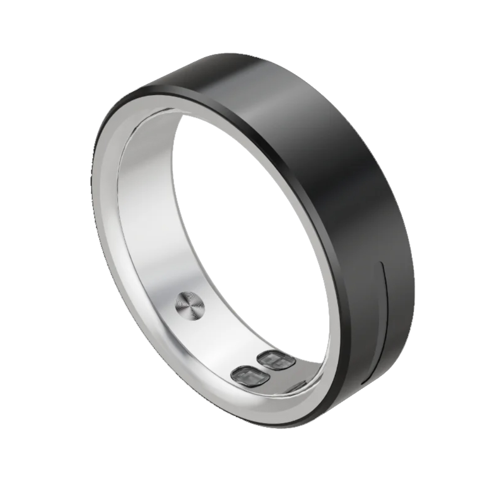 Smart Ring Maxcom mRing MR200 No.13 (Εσωτερική Διάμετρος 22.3mm) IP68 με Μετρητή Παλμών, Ύπνου, Θερμίδες, Βήματα Μαύρο