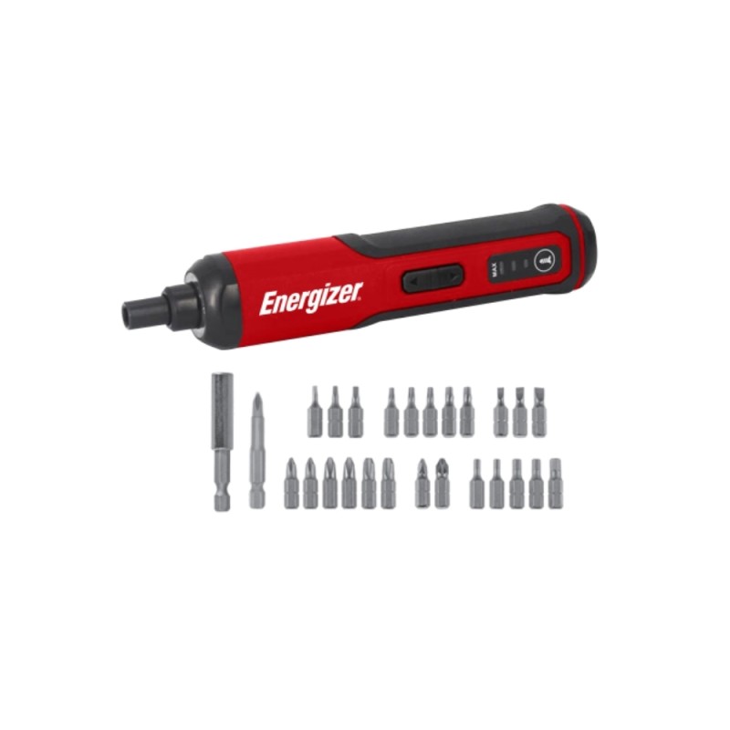 Energizer 3GS01 Επαναφορτιζόμενο Ηλεκτρικό Κατσαβίδι 3V 3Nm 300Rpm 1500mAh USB-C με 26 Εναλλασσόμενες Μύτες