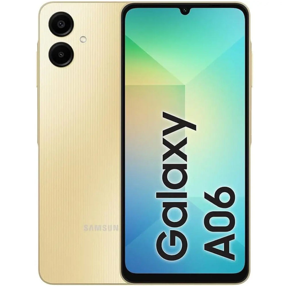Samsung SM-A065 Galaxy A06 4G Non EU Dual Sim 6.7" 4GB/64GB Gold με 1 Χρόνο Εγγύηση απο Samsung Service