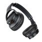 Wireless Ακουστικά Stereo Acefast H10 500mAh v5.4 Hi-Fi με Μικρόφωνο AUX USB-C Μαύρα
