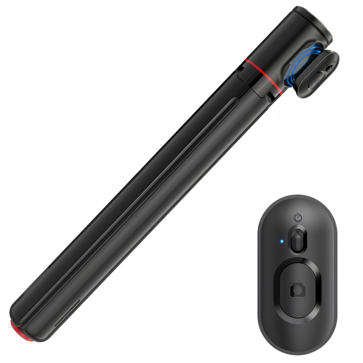 Selfie Stick/Τρίποδο Acefast E3 για Συσκευές 4.5"-7.0" Επεκτεινόμενο έως 1.77m με Τηλεχειριστήριο Μαύρο
