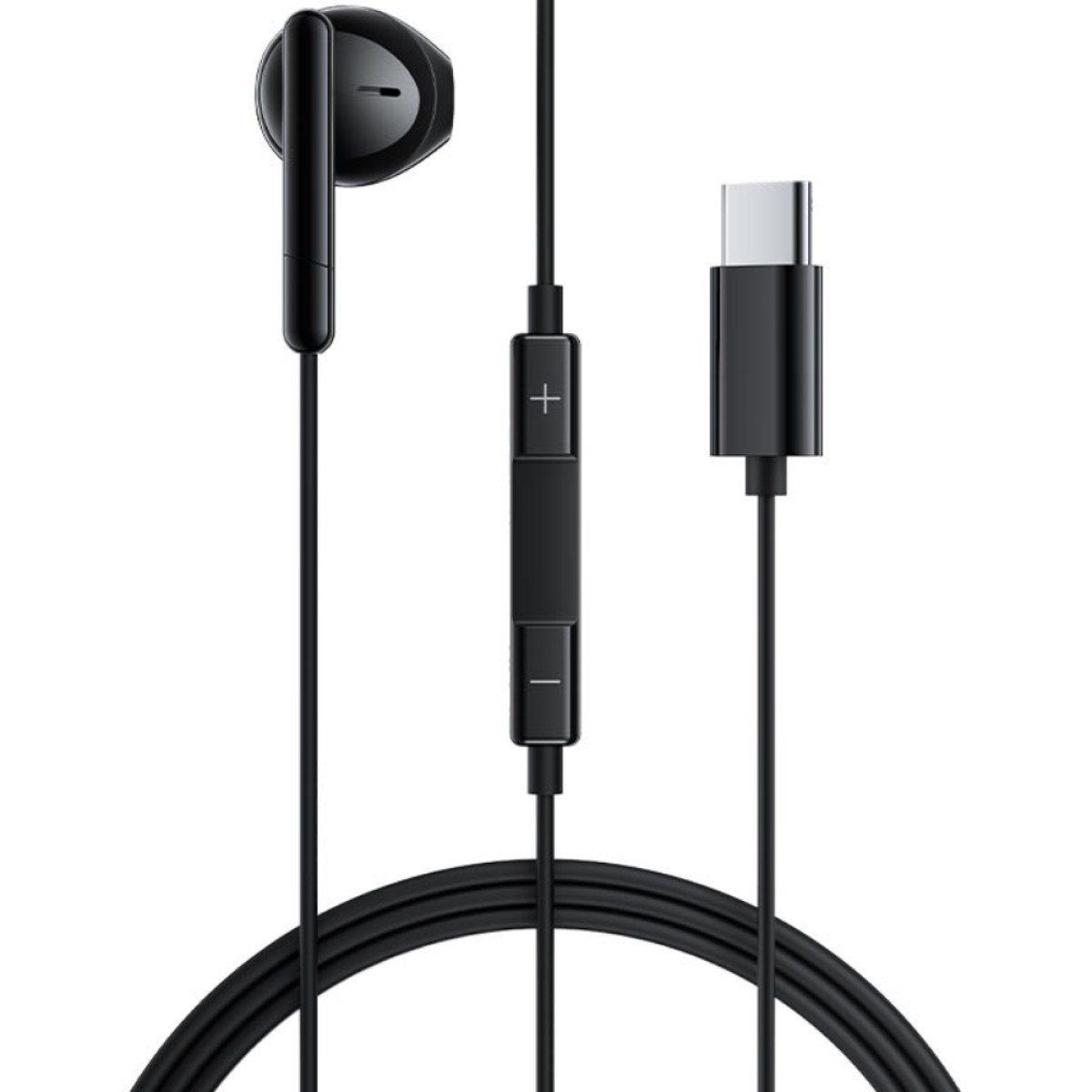 Hands Free Acefast L9 Μονό Ακουστικό USB-C με HD Μικρόφωνο Συμβατά με Όλες τις Συσκευές USB-C Μαύρα 1.2m