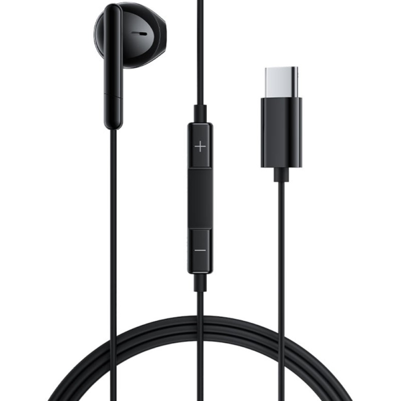 Hands Free Acefast L9 Μονό Ακουστικό USB-C με HD Μικρόφωνο Συμβατά με Όλες τις Συσκευές USB-C Μαύρα 1.2m