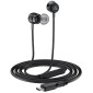 Hands Free Acefast L8 Earphones Stereo USB-C με Μικρόφωνο 1.2m Μαύρα Συμβατά με Όλες τις Συσκευές USB-C