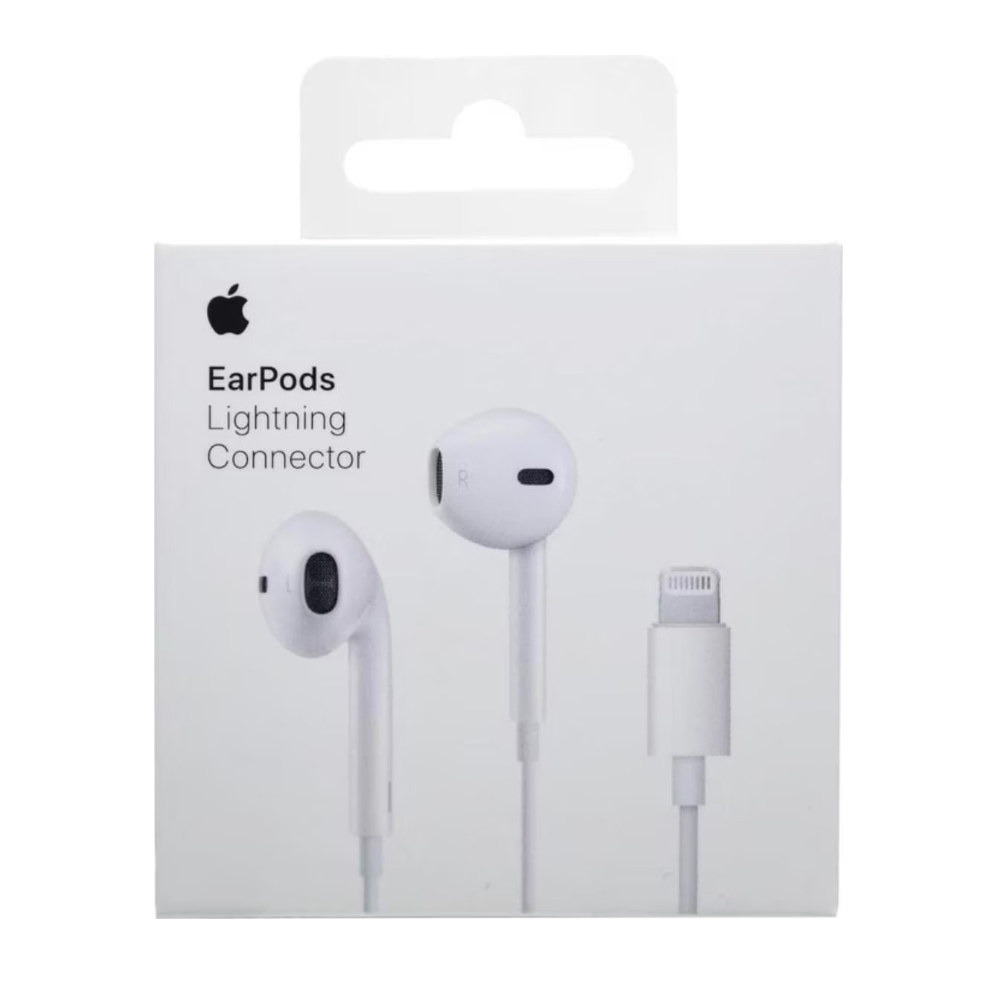 Hands Free Stereo Apple EarPods (2024) Lightning MWTY3ZM/A Λευκό