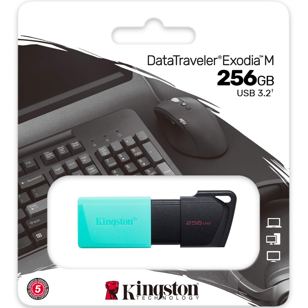 USB 3.2 Kingston Flash Drive Exodia M 256GB