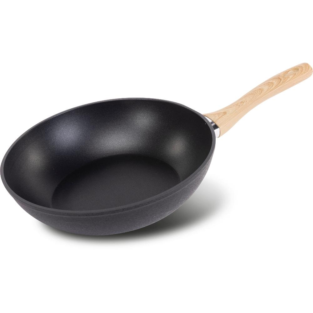 Τηγάνι NATUR Αντικολλητικό Αλουμινίο 28cm Lamart LT1306 Μαύρο