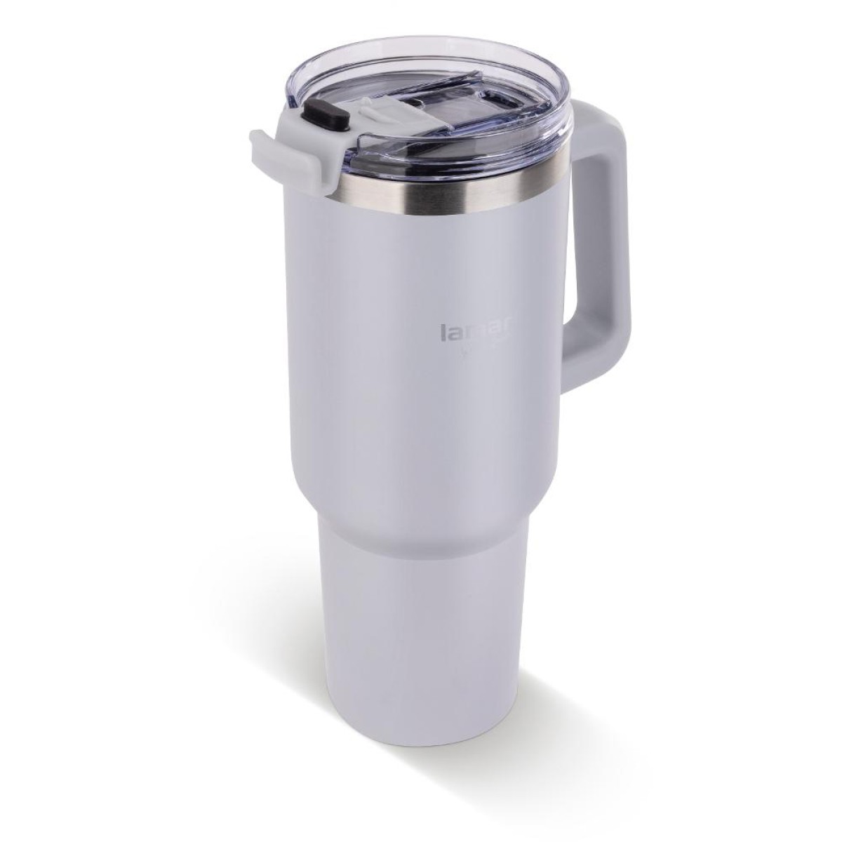 Ποτήρι Θερμός από Ανοξείδωτο & Πλαστικό 900ml HUGE Lamart LT4089 Λευκό