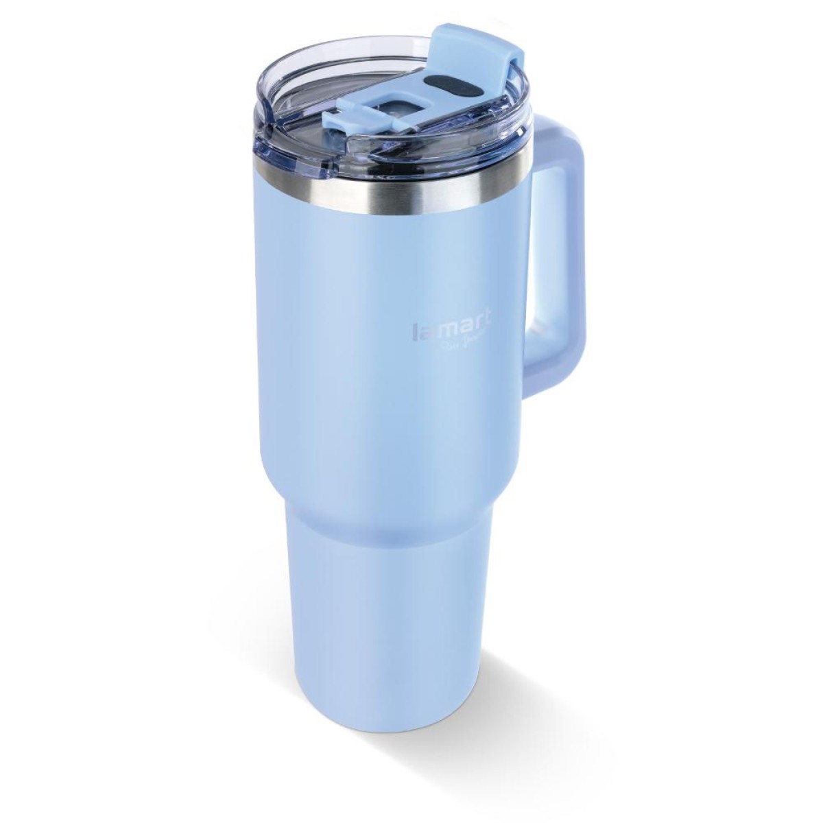 Ποτήρι Θερμός από Ανοξείδωτο & Πλαστικό 900ml HUGE Lamart LT4090 Μπλε