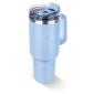 Ποτήρι Θερμός από Ανοξείδωτο & Πλαστικό 900ml HUGE Lamart LT4090 Μπλε