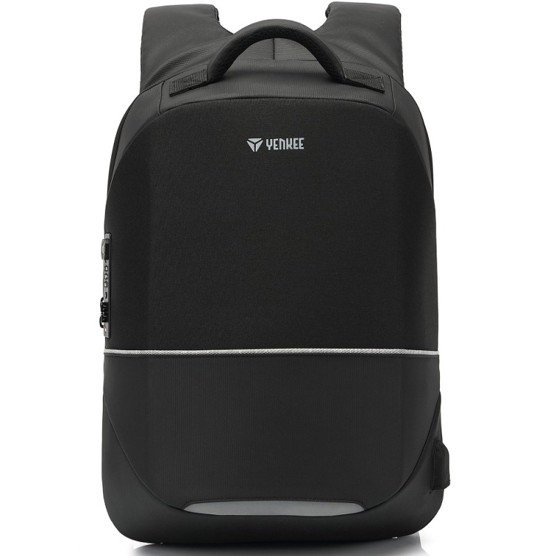 Τσάντα Αντικλεπτική Yenkee YBB 1501 15.6" 20L με TSA Κλείδωμα Ασφαλείας και Θύρα για Powerbank (43x32x16 cm) Μαύρη