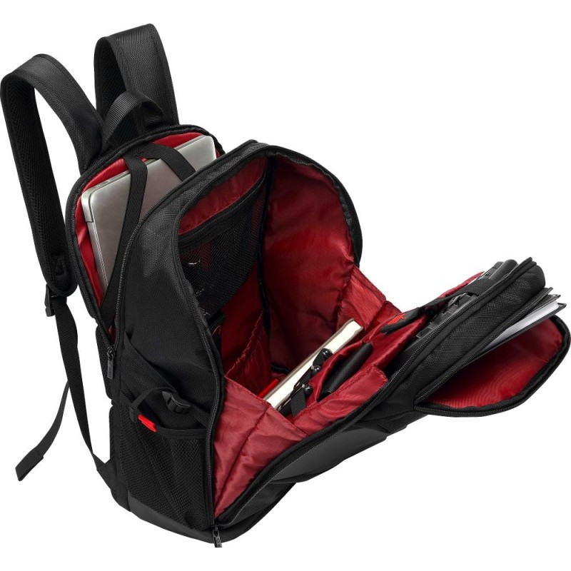 Τσάντα Yenkee YBB 1503 15.6" 22L με 2 Θήκες Αποθήκευσης και Υδροφοβική Ενισχυμένη Κατασκευή για Προστασία των Συσκευών (48x32x16 cm) Μαύρη