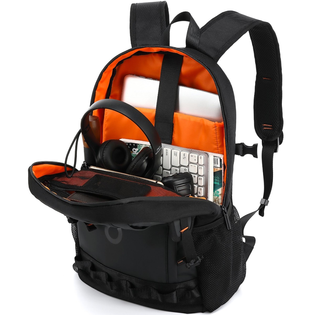 Τσάντα Yenkee YBB 1504 15.6" 20L με Εσωτερικές Θήκες Αποθήκευσης (46x30x15 cm) Μαύρη