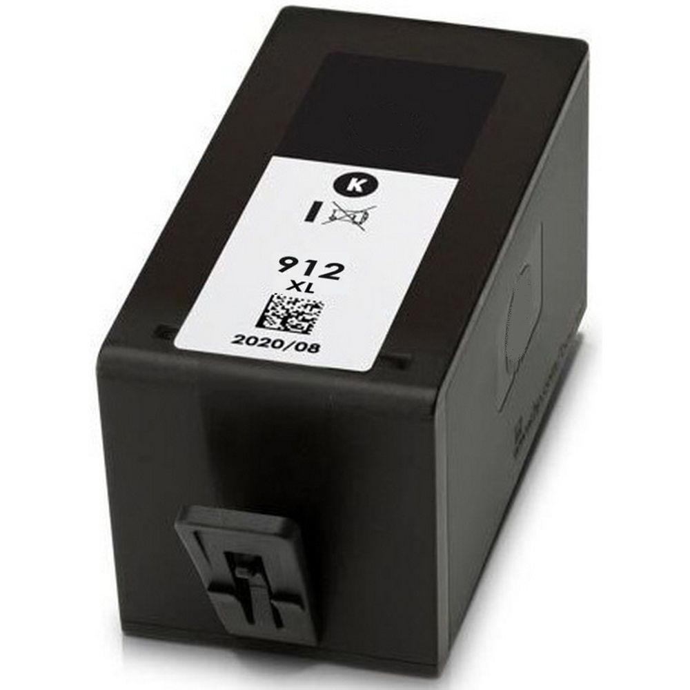 Μελάνι HP Συμβατό 912XL BK (3YL84AE) Σελίδες:1500 Black για Officejet, Officejet PRO 8010e, 8012e, 8014e, 8015e, 8017, 8020, 8022e, 8023, 8024e, 8025e