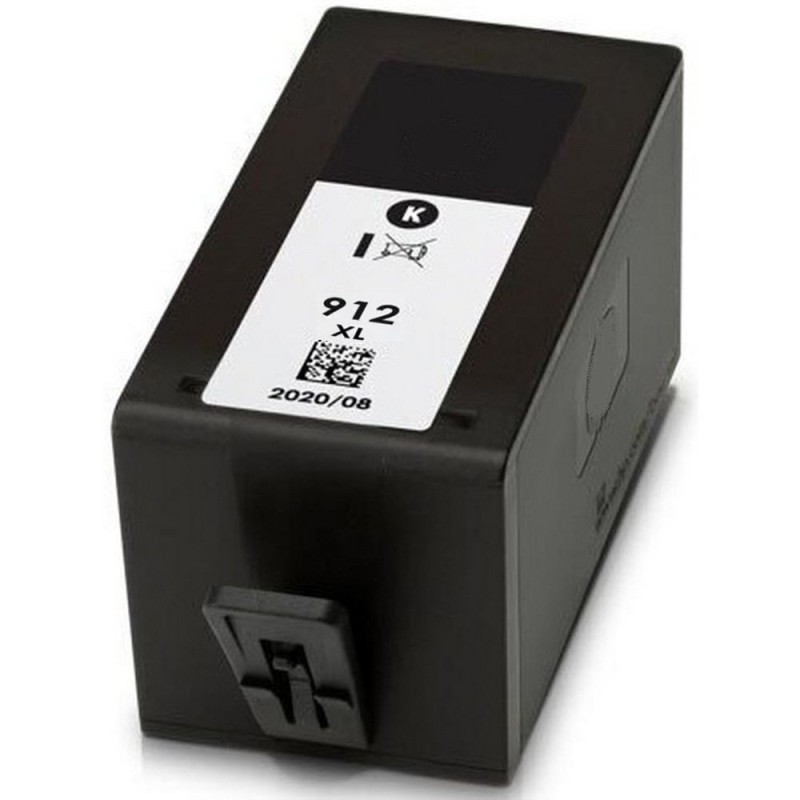 Μελάνι HP Συμβατό 912XL BK (3YL84AE) Σελίδες:1500 Black για Officejet, Officejet PRO 8010e, 8012e, 8014e, 8015e, 8017, 8020, 8022e, 8023, 8024e, 8025e