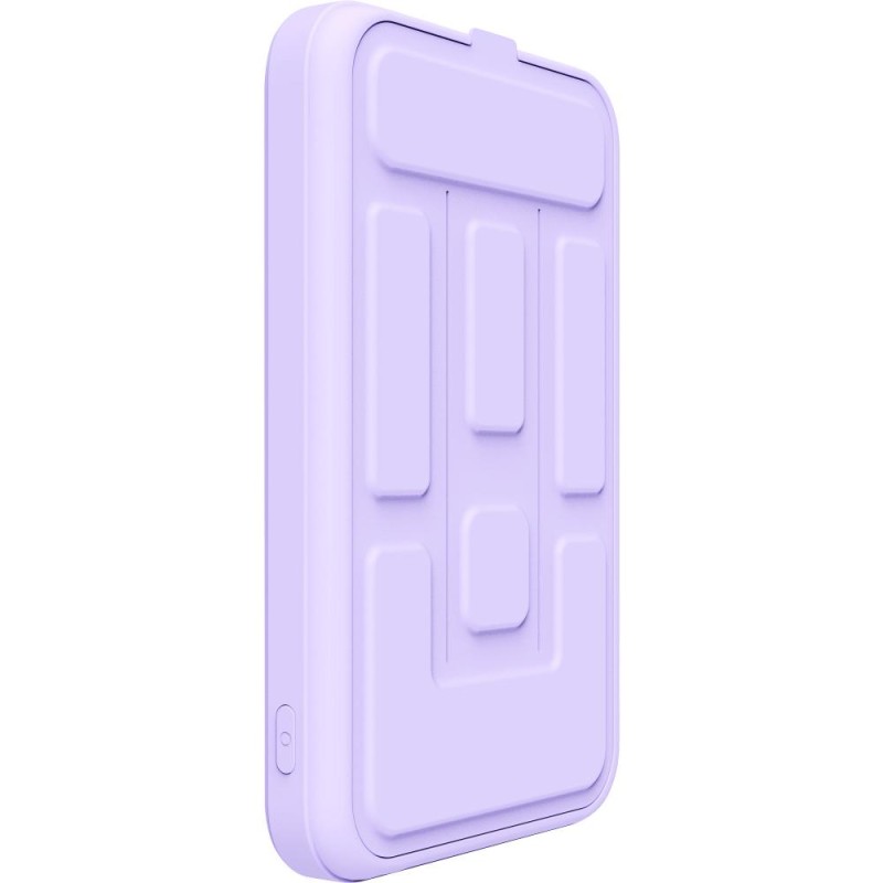 Power Bank Yenkee YPB 501 5000mAh 15W 3A MagSafe Ασύρματη Φόρτιση και 1xUSB-C PD20W, LED Ένδειξη Μπαταρίας Μωβ
