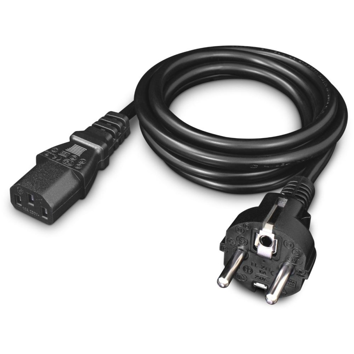 Καλώδιο Τροφοδοσίας Yenkee YPC 571 IEC 320 C13 1.5m