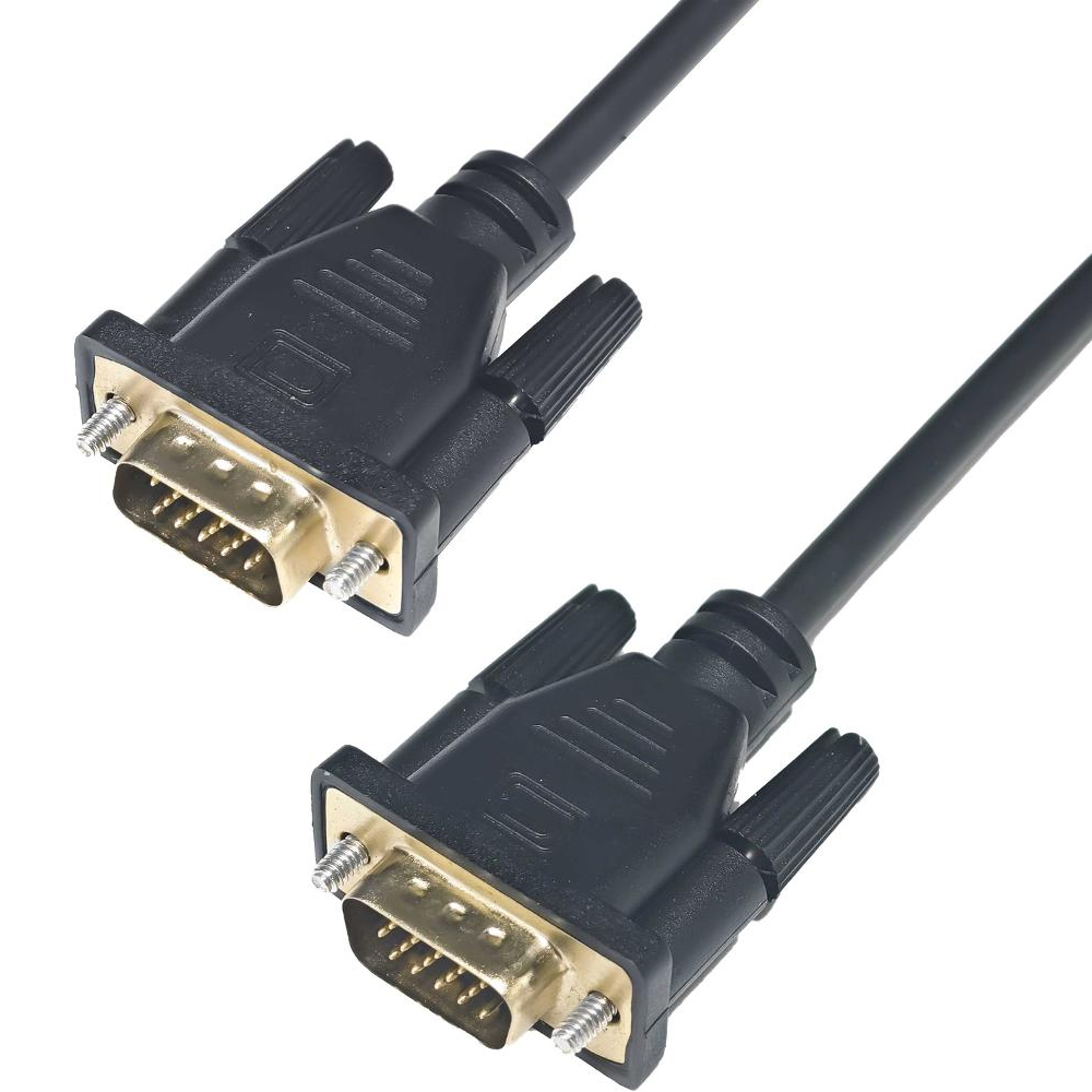 Καλώδιο VGA σε VGA Yenkee YVC 05 1080p/60Hz Gold Plated Black 1.5m