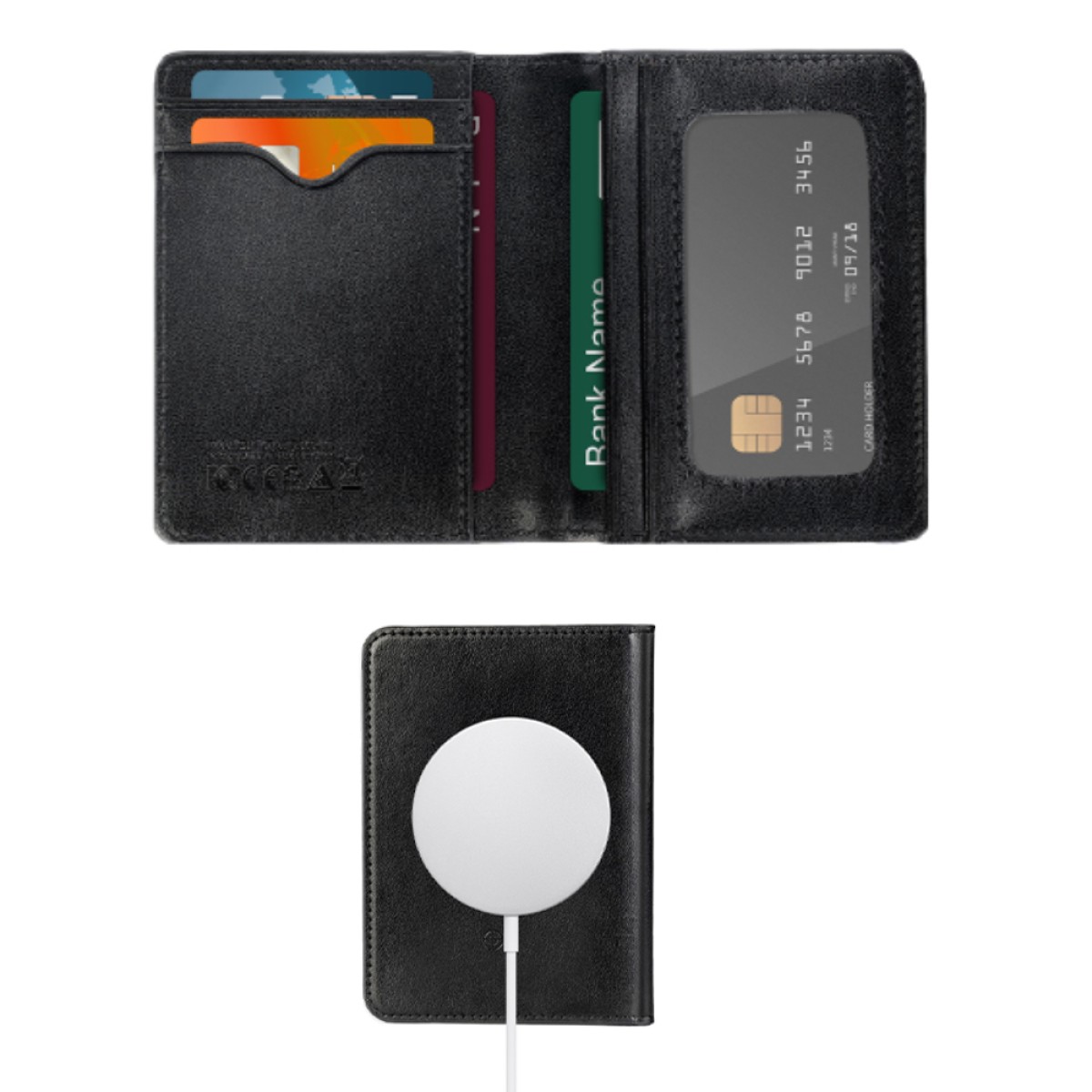 Hoco E91F Anti-Lost Device / Θήκη για Κάρτες Μόνο για iOS Συμβατό με Apple Find My Network με Ασύρματη Φόρτιση