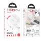 Φορτιστής Ταξιδίου Noozy Core C21 PD25W με Καλώδιο USB-C σε USB-C 1m Λευκό