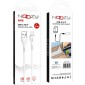 Καλώδιο Σύνδεσης και Φόρτισης Noozy A45 USB σε Lightning Λευκό 1m