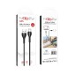 Καλώδιο Σύνδεσης και Φόρτισης A45 USB σε USB-C 3A Μαύρο 1m