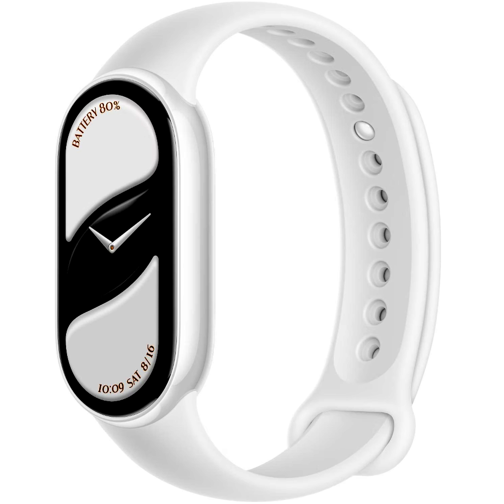 Xiaomi Smart Band 10 BHR07Y5GL 1.72" AMOLED Αδιαβροχοποίηση έως 5ATM Ceramic Pearl White
