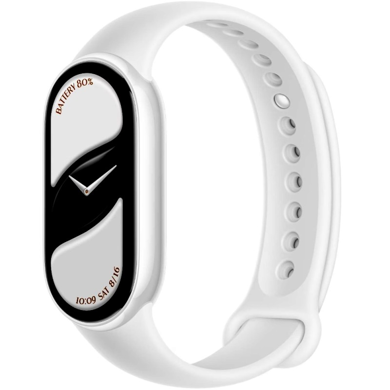 Xiaomi Smart Band 10 BHR07Y5GL 1.72" AMOLED Αδιαβροχοποίηση έως 5ATM Ceramic Pearl White