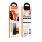 Watchband Hoco WA39 Flex Series 38/40/41/42mm Silicon Strap για Apple Watch series 1/2/3/4/5/6/7/8/9/SE/SE2 Μαύρο με Πορτοκαλί