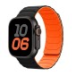Watchband Hoco WA39 Flex Series 38/40/41/42mm Silicon Strap για Apple Watch series 1/2/3/4/5/6/7/8/9/SE/SE2 Μαύρο με Πορτοκαλί
