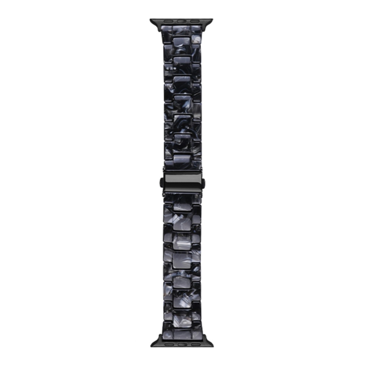 Watchband Hoco WA36 Elegant Series 38/40/41/42mm Πλαστικό Μπρασελέ Strap για Apple Watch series 1/2/3/4/5/6/7/8/9/SE/SE2 Μαύρο