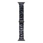 Watchband Hoco WA36 Elegant Series 38/40/41/42mm Πλαστικό Μπρασελέ Strap για Apple Watch series 1/2/3/4/5/6/7/8/9/SE/SE2 Μαύρο