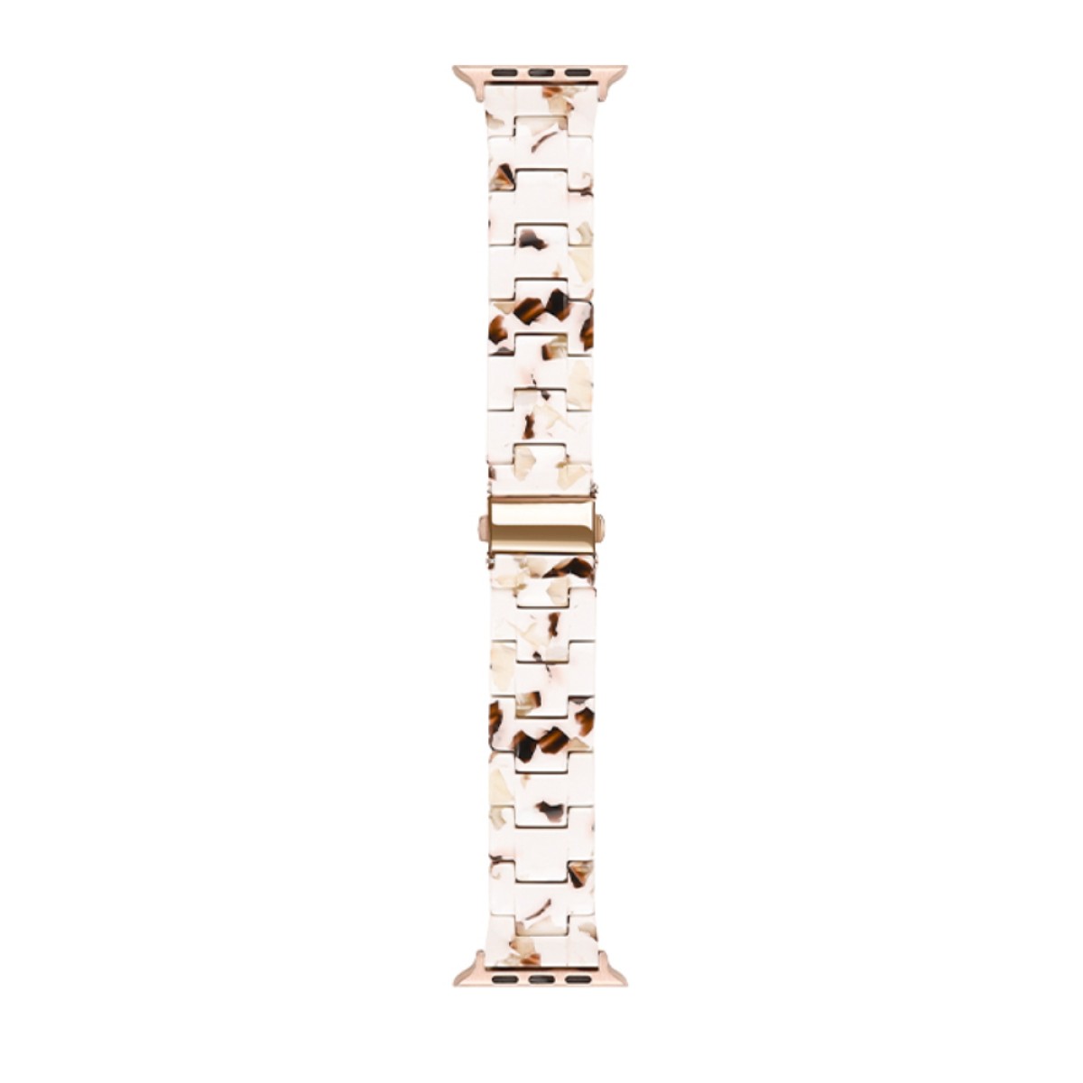 Watchband Hoco WA36 Elegant Series 38/40/41/42mm Πλαστικό Μπρασελέ Strap για Apple Watch series 1/2/3/4/5/6/7/8/9/SE/SE2 Nougat