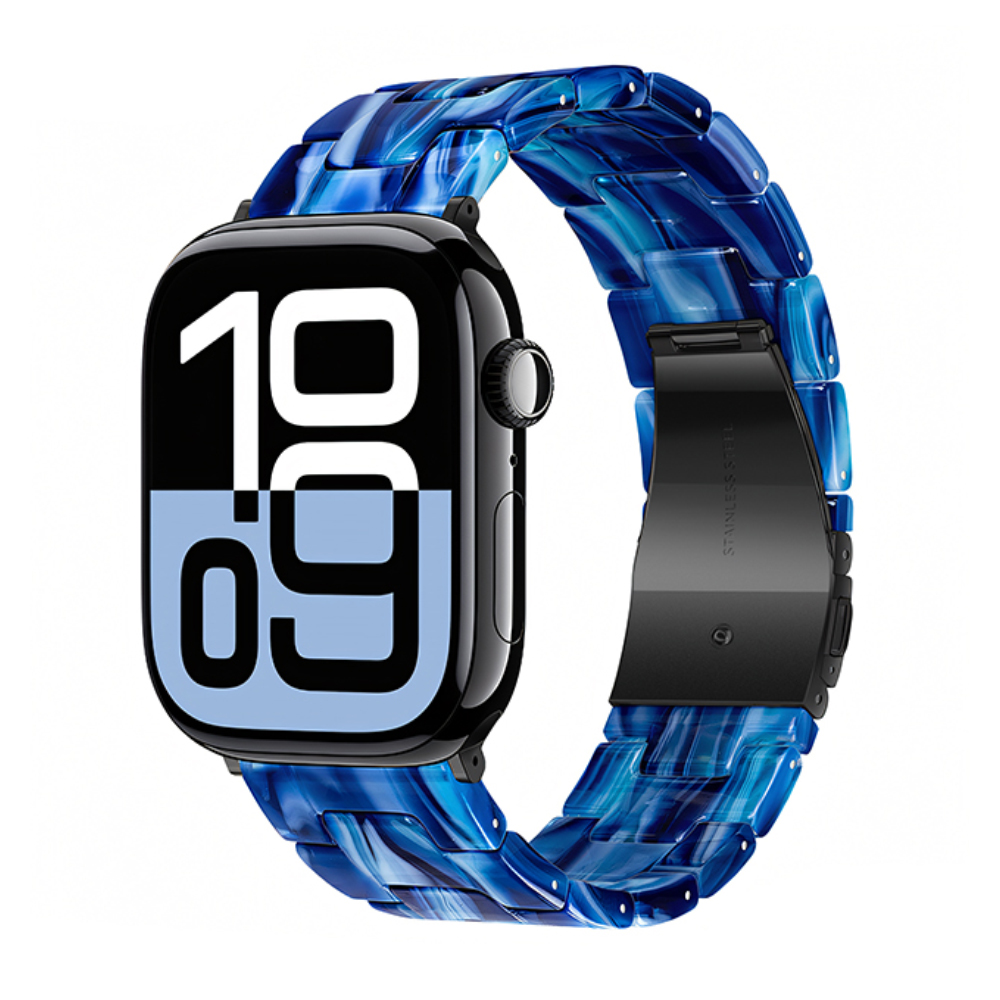 Watchband Hoco WA36 Elegant Series 44/45/46/49mm Πλαστικό Μπρασελέ για Apple Watch series 1/2/3/4/5/6/7/8/9/se/ultra1/ultra2 Μπλε