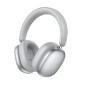 Wireless Ακουστικά Stereo Hoco W63 Triunfo ANC v5.4 500mAh με AUX Ασημί