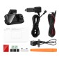 Καταγραφική Κάμερα Αυτοκινήτου Hoco DV15 720p HD 150mAh Wifi Ultra Wide Γωνία Λήψης 140° 2" Οθόνη και Οπίσθια Κάμερα 480p Υποστηρίζει Κάρτα SD έως 128GB Μαύρη
