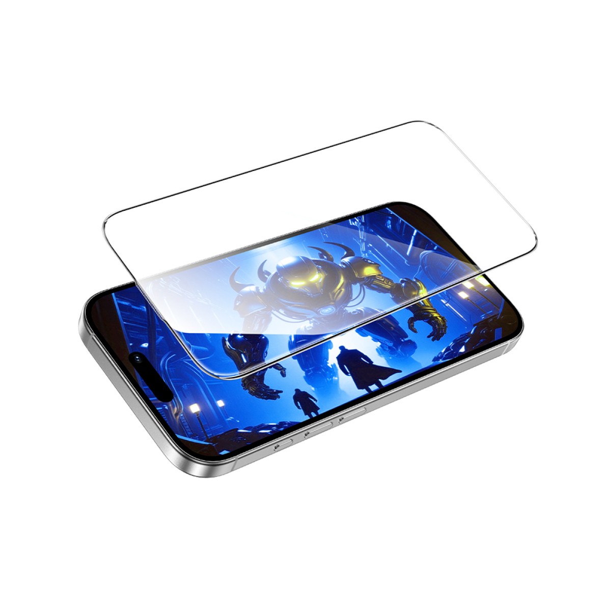 Tempered Glass Hoco Bear Shield A888 HD 4H 0.4mm Large Arc για Apple iPhone 17 iPhone 16 Pro