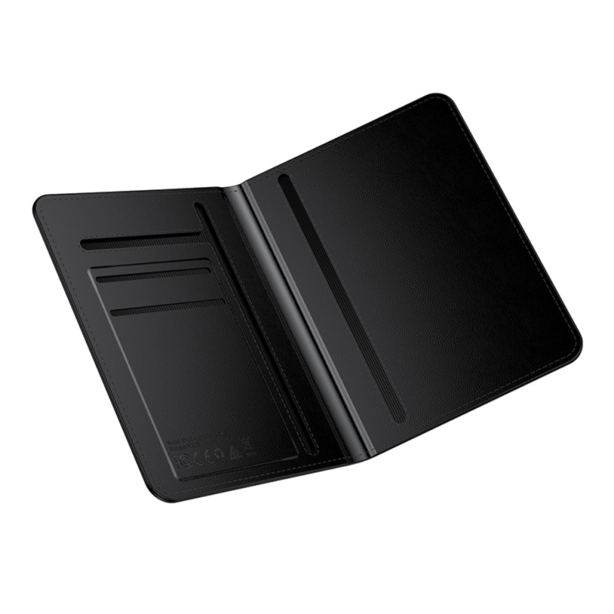 Hoco E91G Tiger Anti-Lost Device / Θήκη για Διαβατήριο και Κάρτες Μόνο για iOS Συμβατό με Apple Find My Network με Ασύρματη Φόρτιση