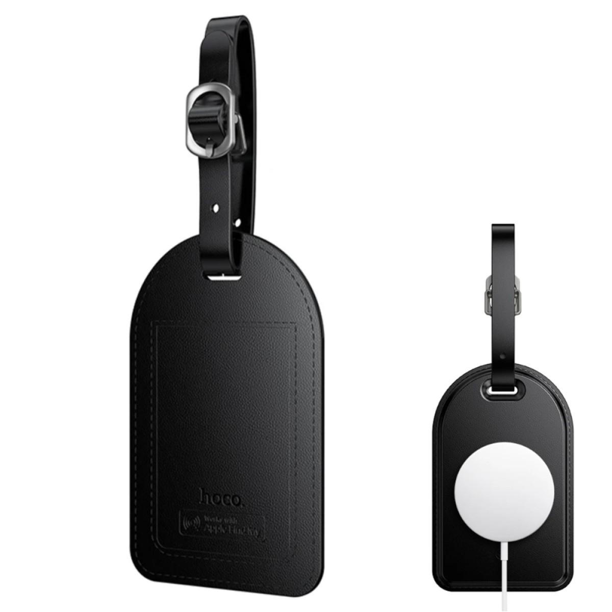 Hoco E91H Tiger Anti-Lost Device Ετικέτα Βαλίτσας Μόνο για iOS Συμβατό με Apple Find My Network με Ασύρματη Φόρτιση