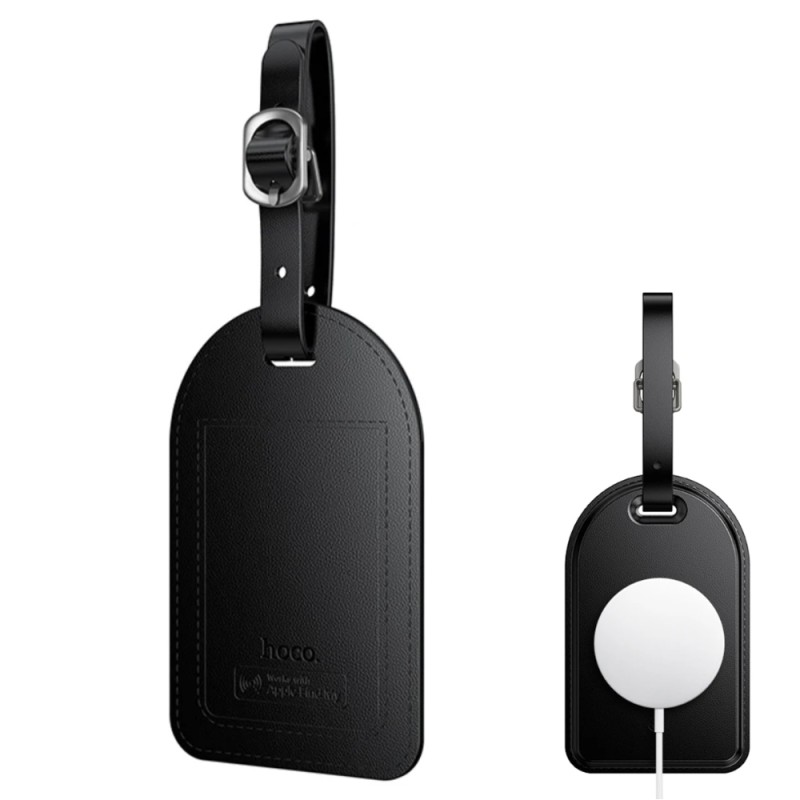 Hoco E91H Tiger Anti-Lost Device Ετικέτα Βαλίτσας Μόνο για iOS Συμβατό με Apple Find My Network με Ασύρματη Φόρτιση