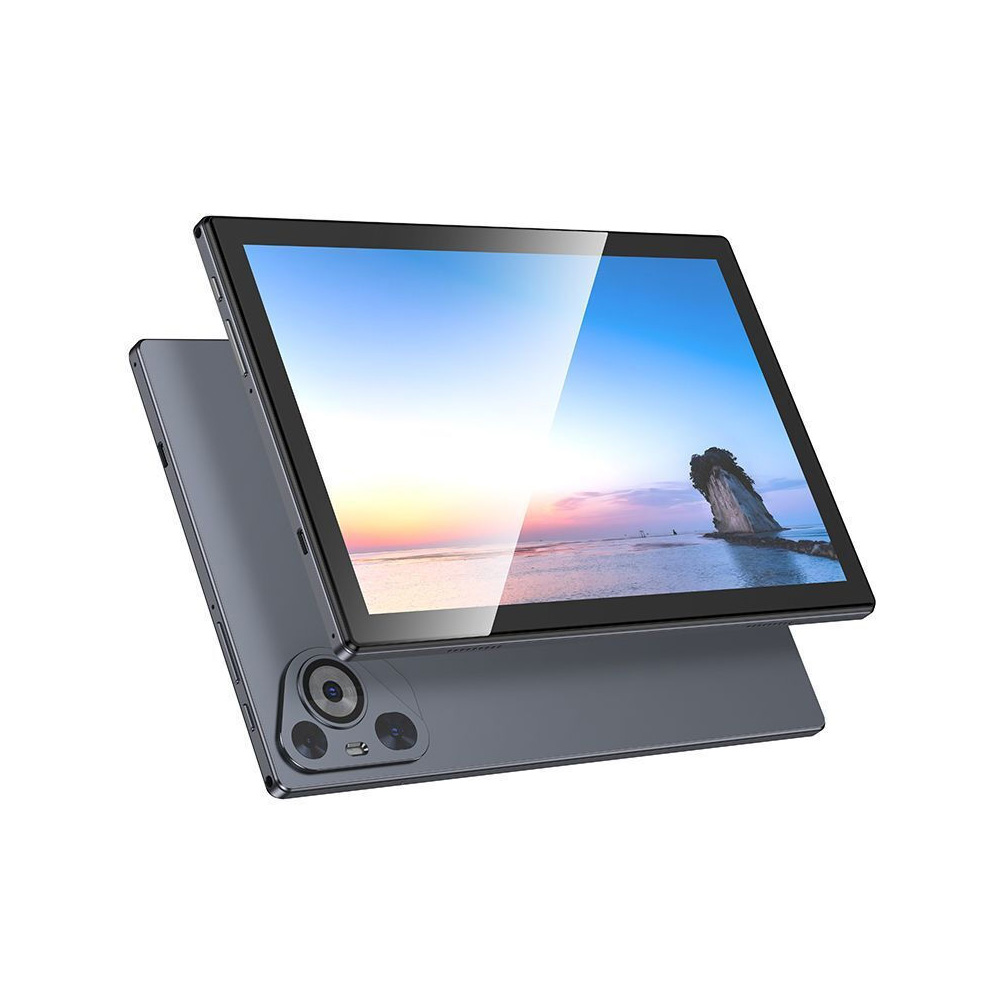 Tablet Hoco A15 10.1" 4G 6GB/128GB Super Thin MicroSD Android 14 4000mAh με Πληκτρολόγιο Θήκη και Στυλό Ασημί